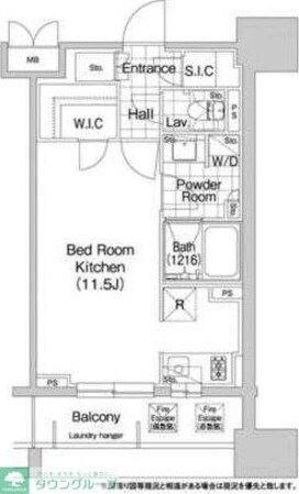 エルスタンザ恵比寿の物件間取画像